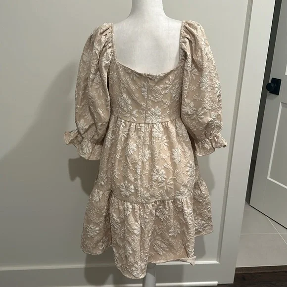 NWT Lizard Thicket Puff Sleeve Dress Sz L - Picture 5 of 10
